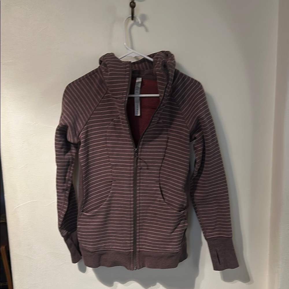 Lululemon Athletica Purple Jacket Casual Zip-Up